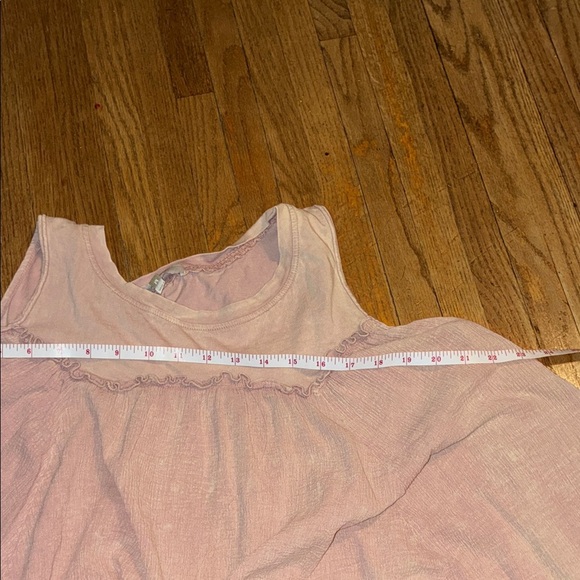 Eri + Ali Chic Ruffled Tank Top in Blush - Picture 9 of 11